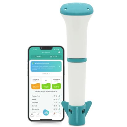 Iopool Analizador de agua EcO Start - Con sonda y aplicacin - Distripool