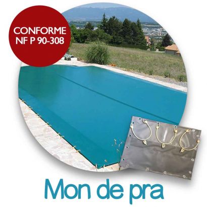 Cubierta de invierno para piscina de polister compatible marca MON DE PRA 