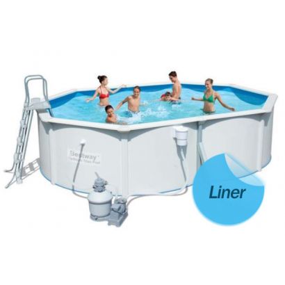 Liner compatible con piscina sobre suelo de acero BESTWAY