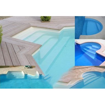 Escalera acr�lica RED POOL - Distripool