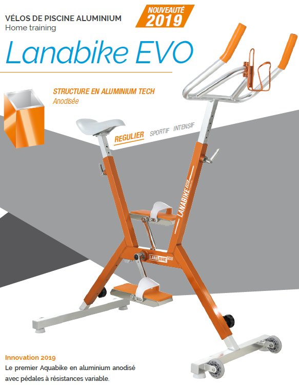 publicite velo aquabike lanabike evo